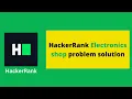 HackerRank Electronics Shop problem solution in Python programming Programmingoneonone