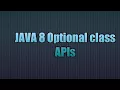 JAVA 8 Optional APIs java 8 optional example