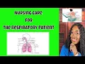 Caring for the patient with Respiratory Issues