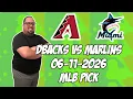 Arizona Diamondbacks vs Miami Marlins 26 MLB Pick Prediction MLB Betting Tips