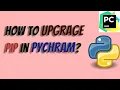how to upgrade pip in