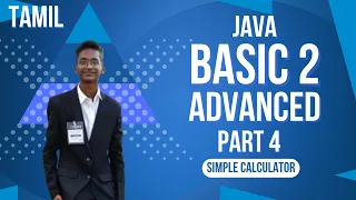 Java Beginner to Advanced in Tamil Part 4 - Arithmetic Operators using Scanner Notepad CMD