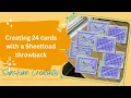 Quick Cards with the August 2024 Sheetload of Cards