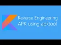 Reverse Engineering Android APK file using apktool