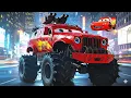 Download Lagu Monster Truck McQueen vs Dinosaur Raptor F1 – Epic Race Upgrade!