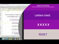 Java - Scale Animation Hangman Android App
