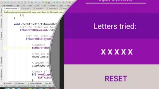 Java - Scale Animation Hangman Android App