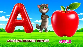 A for apple | abcd rhymes | Alphabet songs for children | abcd