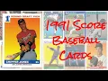 1991 Score Baseball Cards - 10 Most Popular