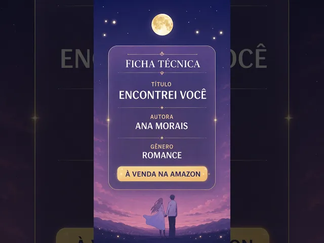 Capa animada do livro Encontrei Voc&ecirc;, de Ana Morais