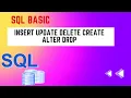 SQL CRUD - BASIC INSERT UPDATE DELETE