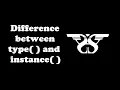 94 Understand the Difference between type and instance with Code Object Oriented programming