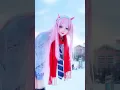 Darling in the franxx #zerotwo #dance #anime #cosplayanime #daring #shorts
