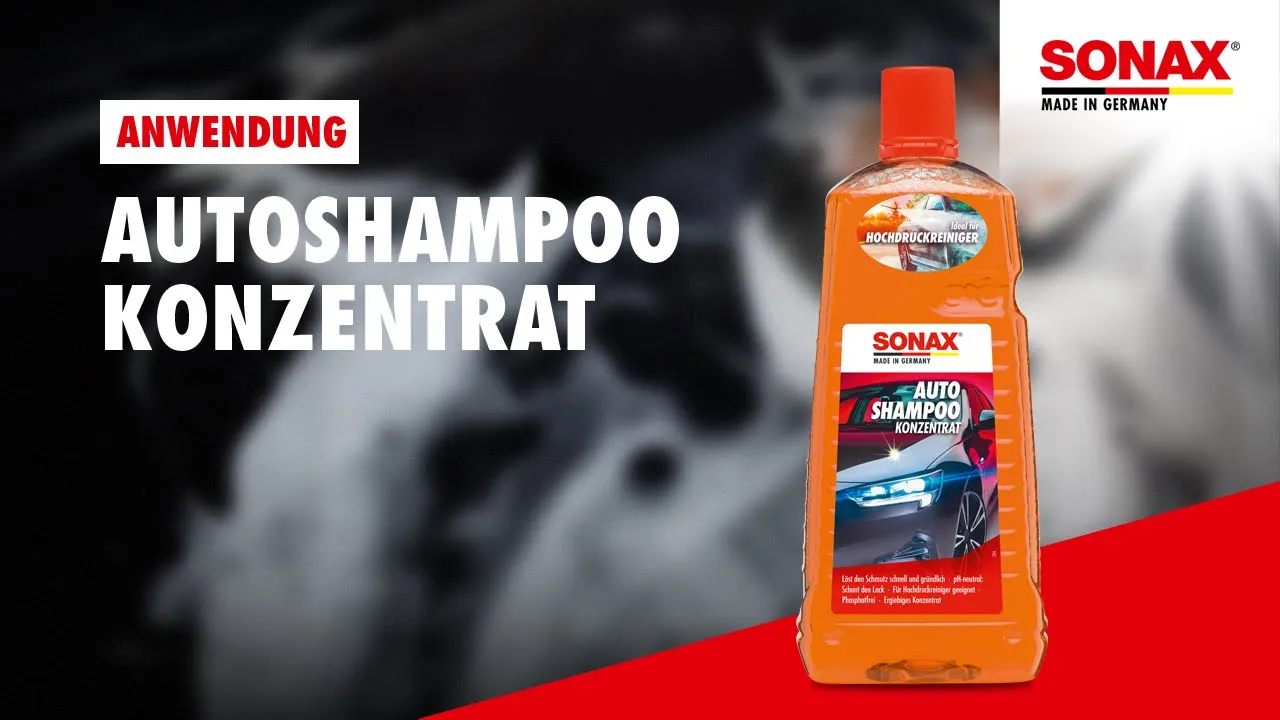 Anwendung SONAX AutoShampoo