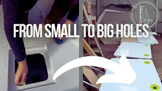 Drilling & Epoxy Filling. From small to big holes – S03E34 | Building Wilda