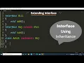 extending interfaces in java Learn Coding