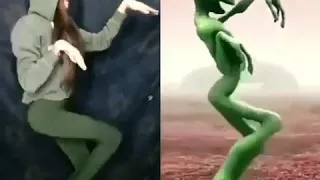 أفضل رقصة لعام       رقص الكائن الفضائي    الإنسان دندنها
