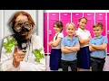Download Lagu Cardboard School Adventure - New story for kids