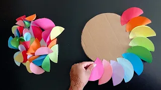 Beautiful and Easy Paper Wall Hanging / Paper Craft For Home Decoration / Unique Wall Hanging / DIY