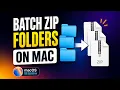 How to Zip Multiple Folders into Separate ZIP Files on Mac Sequoia