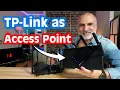 TP-Link Router as Access Point Easy Setup Guide