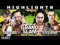 Download Lagu Kenny Omega \u0026 Will Ospreay Vs Konosuke Takeshita \u0026 Kyle Fletcher - AEW Grand Slam 2025 - Highlights.