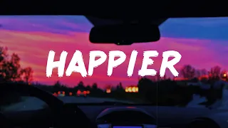 Download Olivia Rodrigo - happier (Lyric Video) | Conan Gray, Madison Beer,... MP3