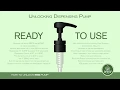 How to Open unlock a Dispensing Pump