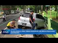 Download Lagu hilang kendali, mobil tabrak kendaraan lain hingga pagar kodim gunungkidul