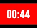44 Second Timer With Alarm Without Music