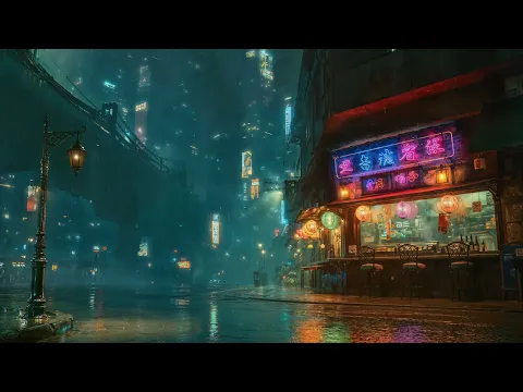 Lofi Zen – Quiet Rainfall in Aokisora with Relaxing Lo-fi Chill Mix | Relax, Study, Sleep