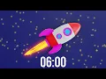 6 Minute Timer Rocket Through Space