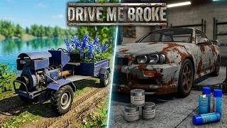 TRABALHANDO DURO PRA REFORMAR O SKYLINE! - Drive Me Broke #2