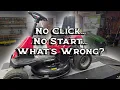 Troy Bilt TB30R Won t Start Full No Click No Start Diagnosis Fix For 30 Rear Engine Riding Mower