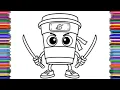 Download Lagu How To Draw Cappuccino Assassino | Drawing Cappuccino Assassino Step By Step | Italian Brainrot |