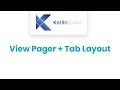 Viewpager with TabLayout in Android - Swipe Views using ViewPager