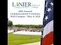 Lanier Technical College s 60th Annual Commencement