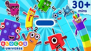 Summer Vacation Subtractions! | Learn to Count for Kids Compilation | Numberblocks