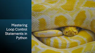 Mastering Loop Control Statements in Python