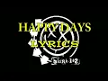 Lagu Blink-182 - Happy Days ( Lyrics )