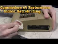 Commodore 64 Restoration and new retrobrite technique