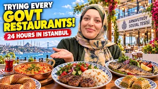 Trying Every Government Restaurant in 24 Hours 🇹🇷|. Breakfast,Lunch,Dinner under 100 USD 💵