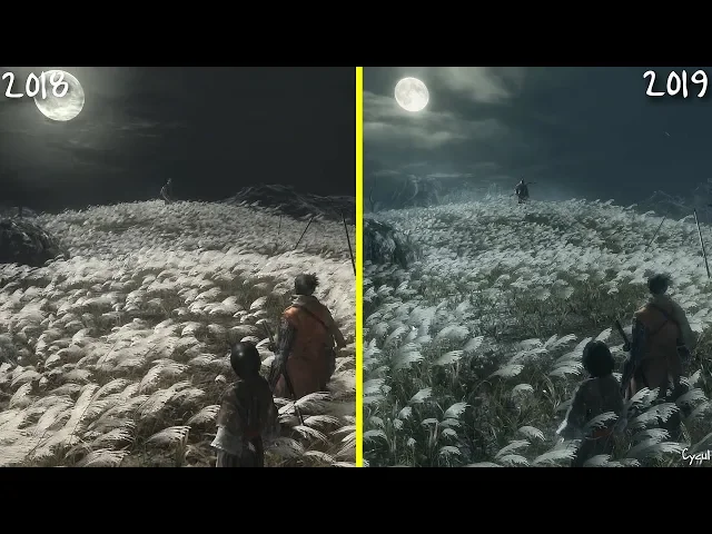 Sekiro Shadows Die Twice 2018 vs 2019 Early Graphics Comparison