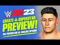 WWE 2K23 Create A Superstar Full New Models Face Textures Hairstyles Clothing More
