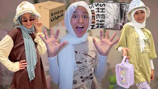 مفاجأة العائلة بمشترياتي من شي ان 