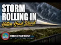 Storm Rolling Into Hilton Head Island Oceanfront Balcony View at Captains Walk 425