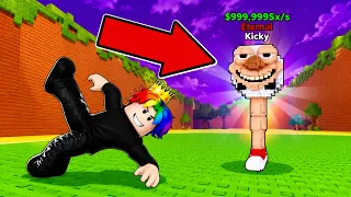 TESTEI NOVA ATUALIZAÇÃO ETERNA no Kick a Lucky Block!
