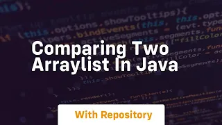 comparing two arraylist in java