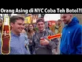 NYC Strangers Try Teh Botol for the First Time?! (Indonesian Iced Tea)