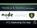 Node js Express From Scratch FINAL - Deploying Our App